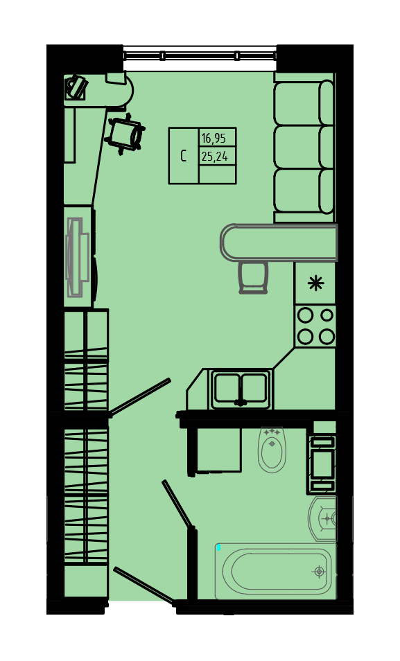 План квартиры №C3-13
