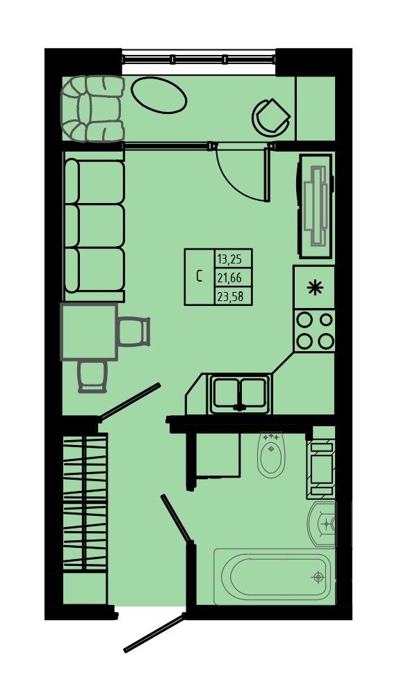 План квартиры №C3-67