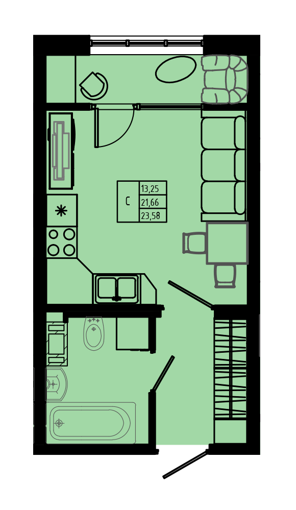 План квартиры №C3-81