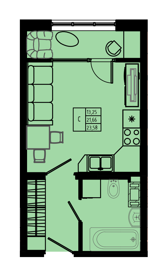 План квартиры №C3-78