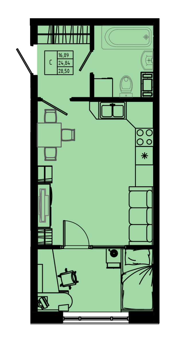 План квартиры №C4-2