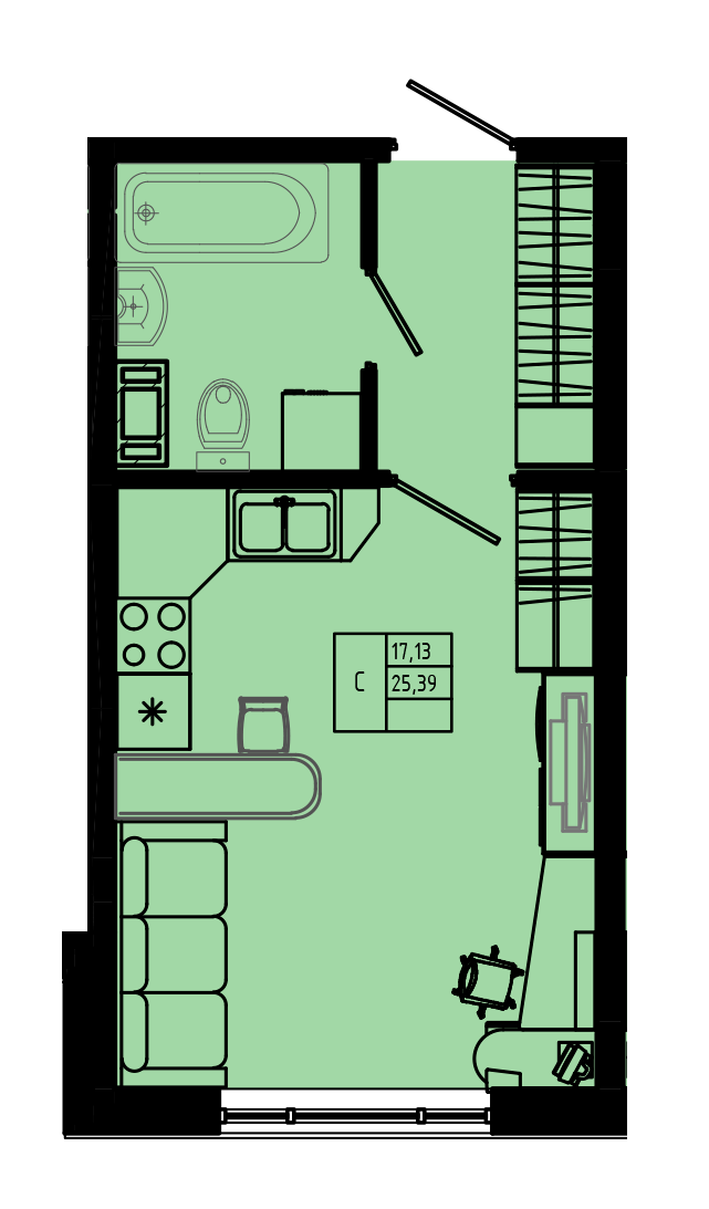 План квартиры №C4-9