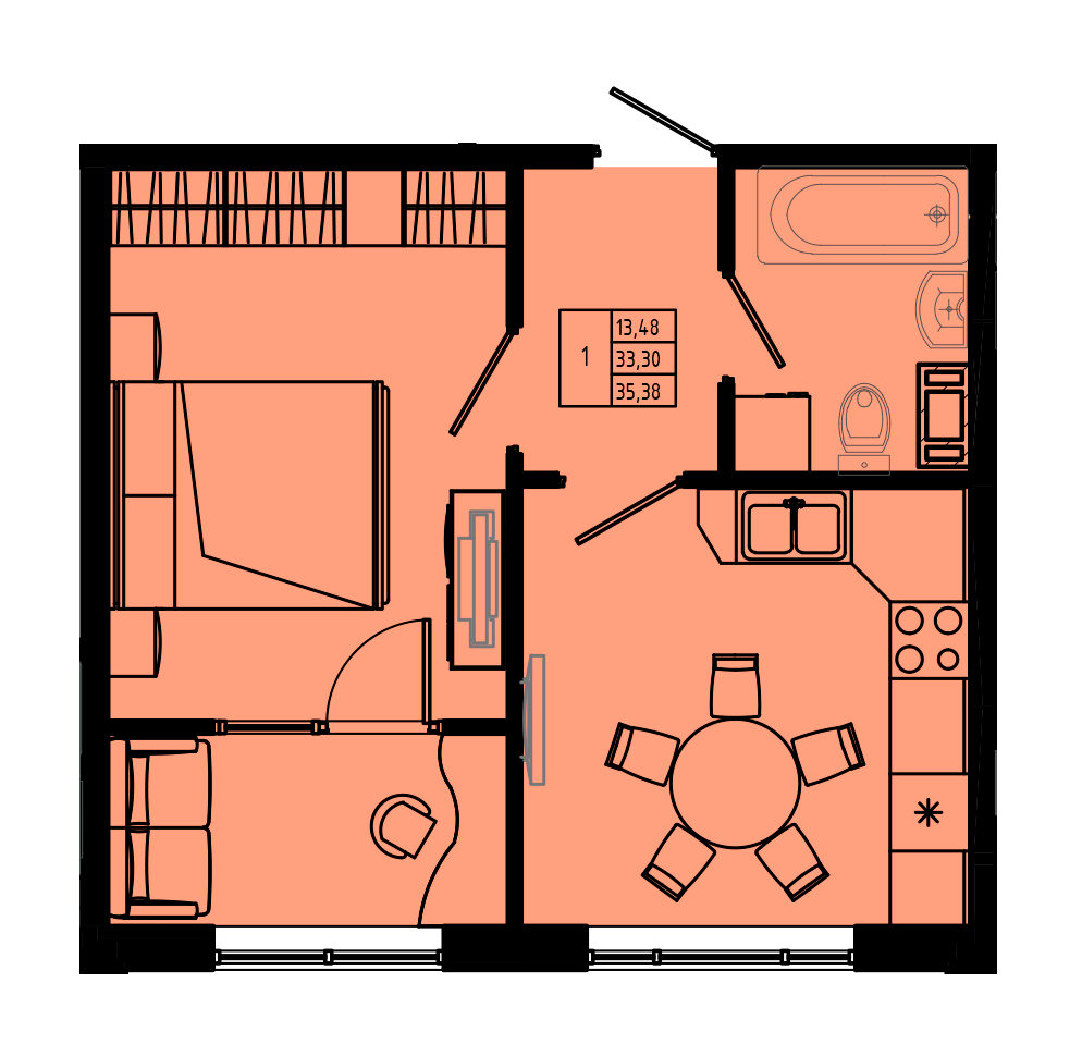 План квартиры №C4-17