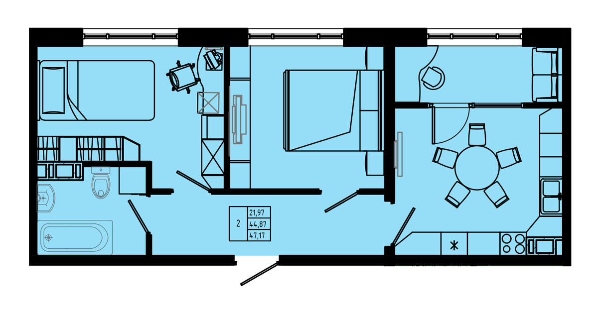План квартиры №C4-39