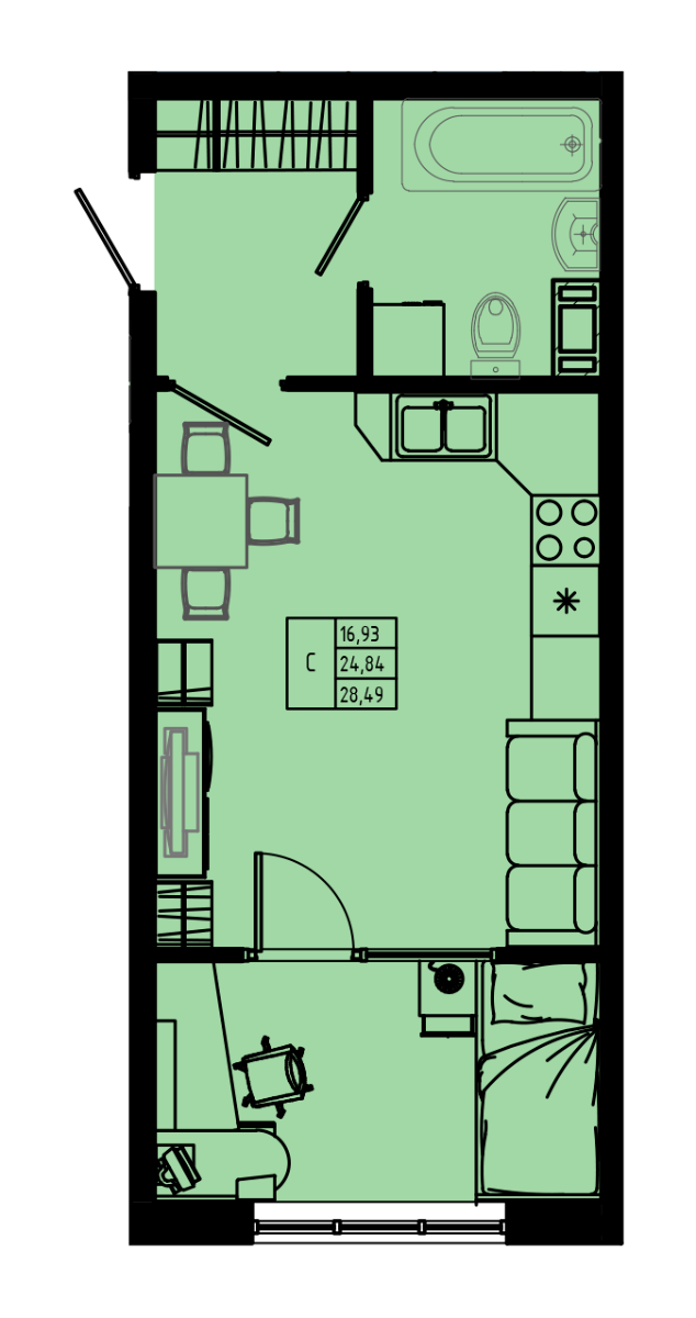 План квартиры №C4-47