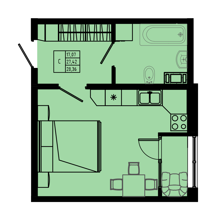 План квартиры №C4-70