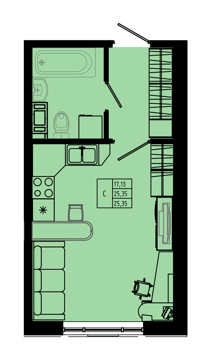 План квартиры №C5-3