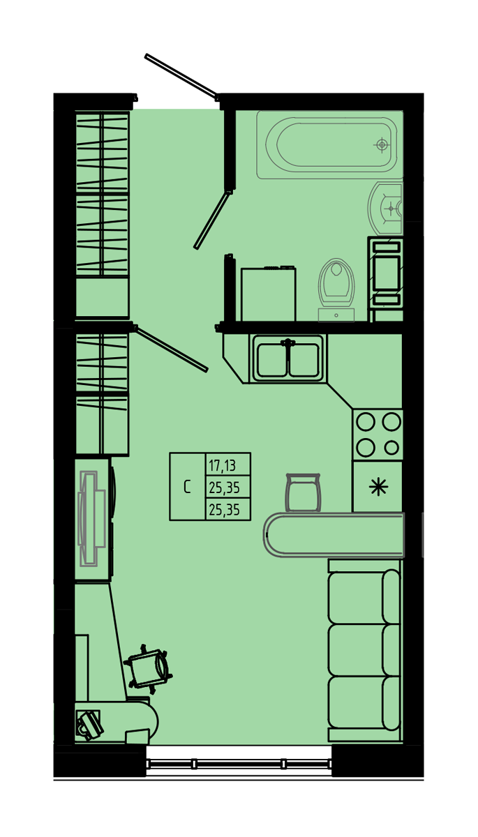 План квартиры №C5-4