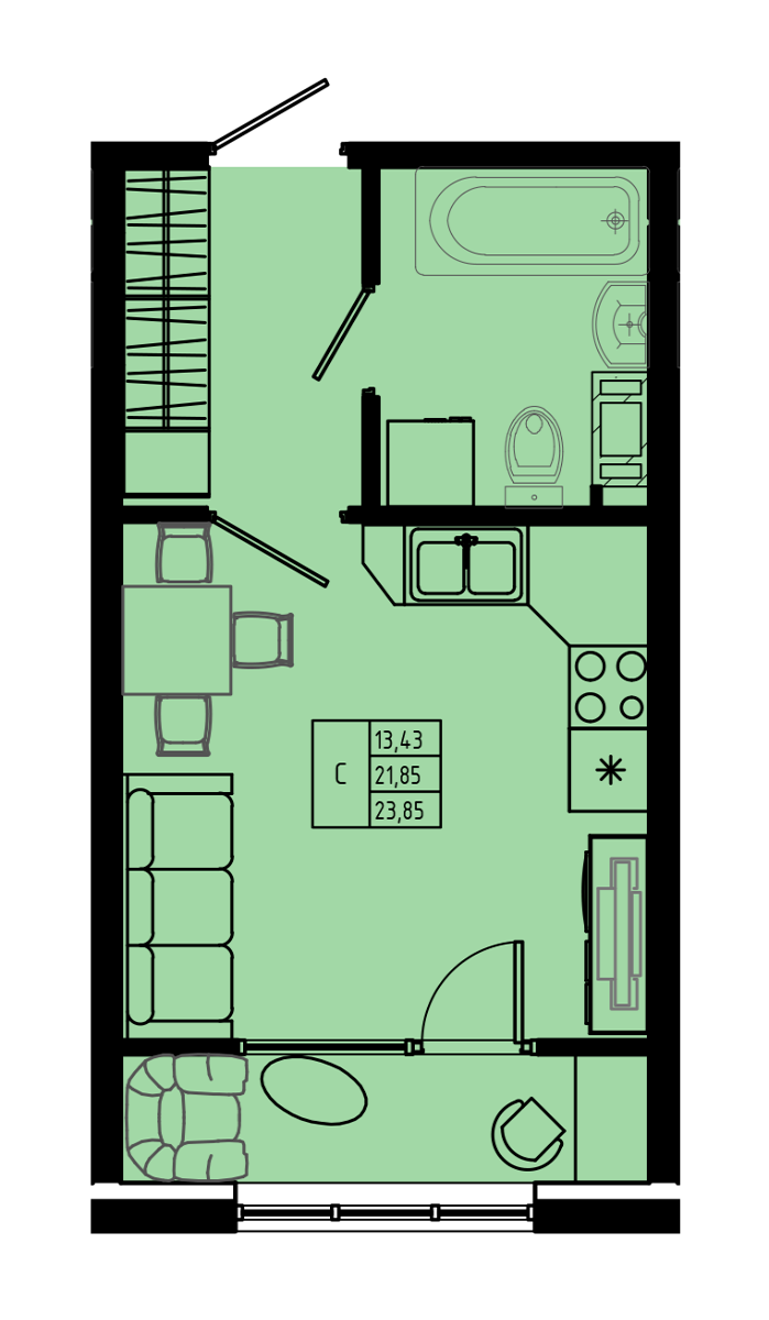 План квартиры №C5-41
