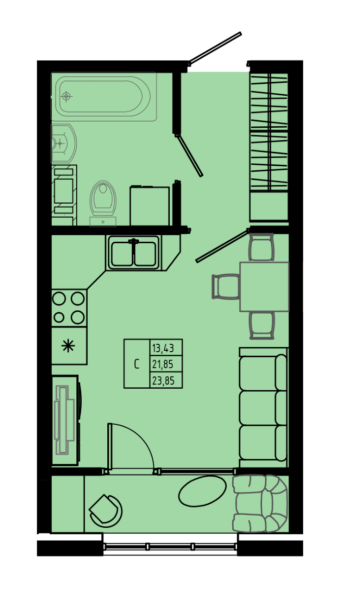 План квартиры №C5-51