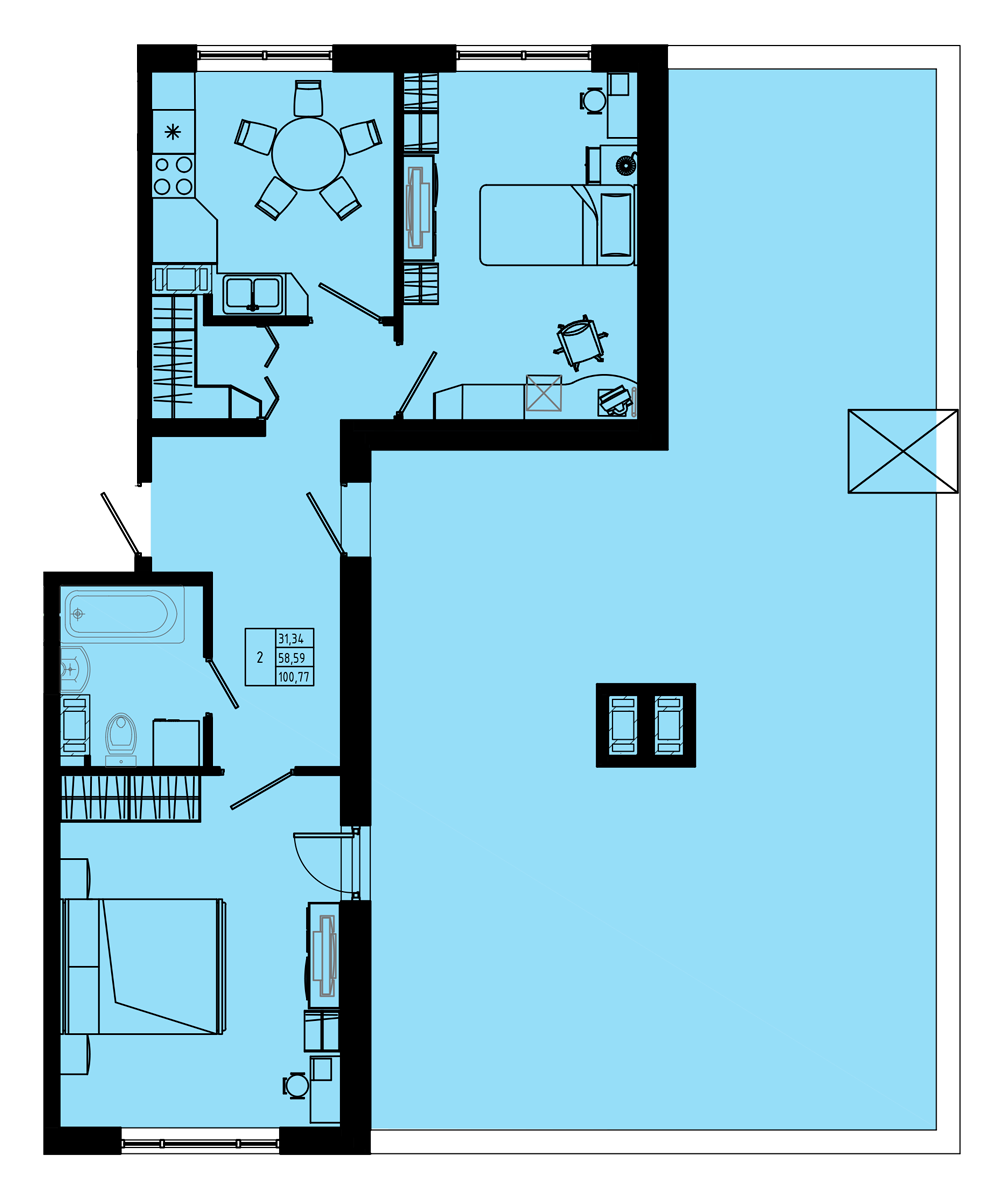 План квартиры №C5-53