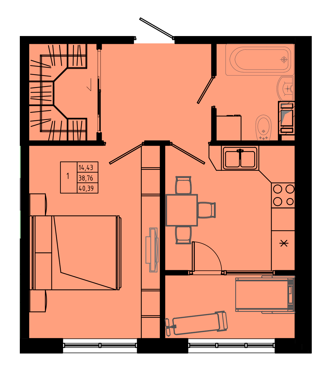 План квартиры №C2''-10