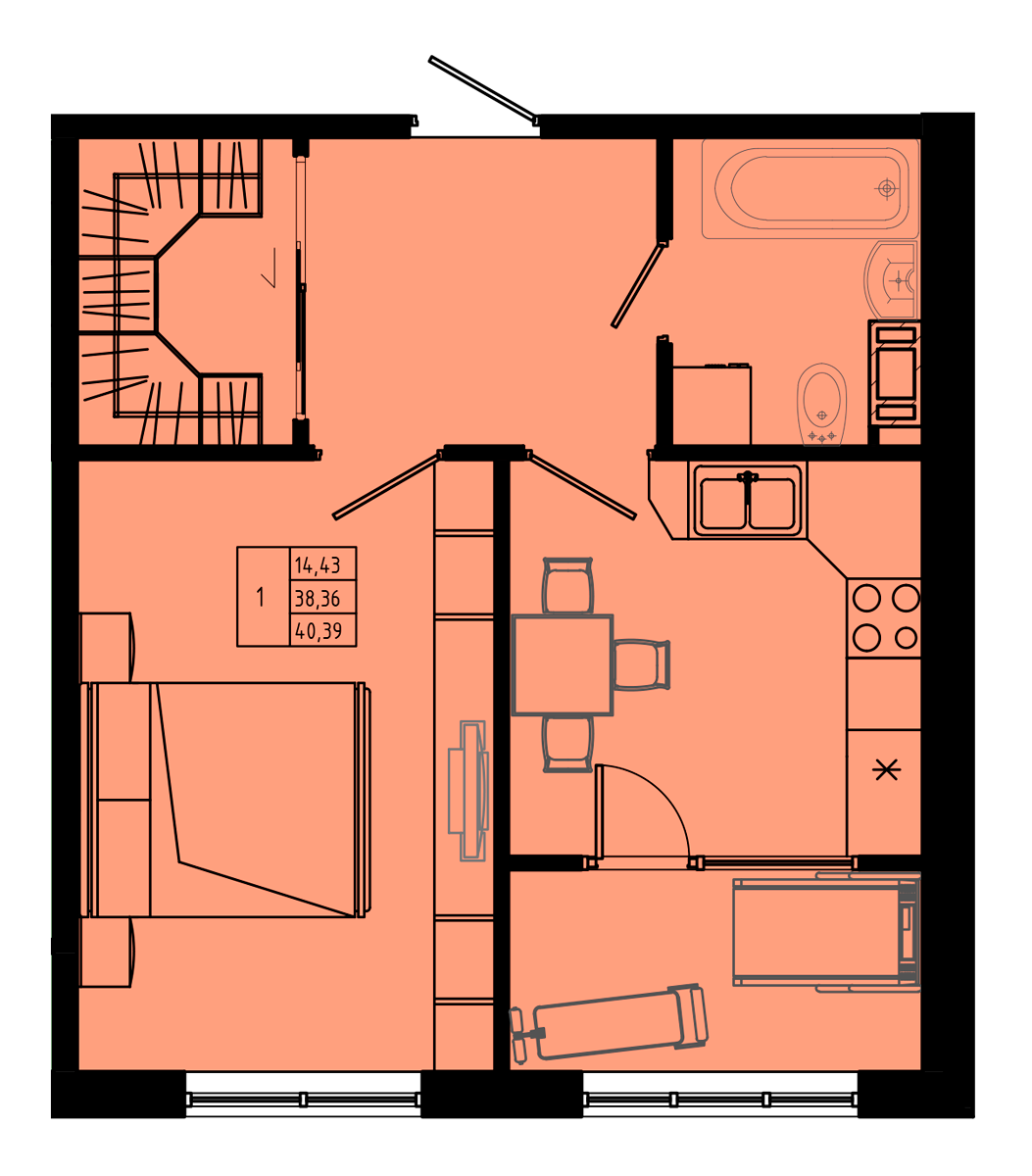 План квартиры №C2''-31